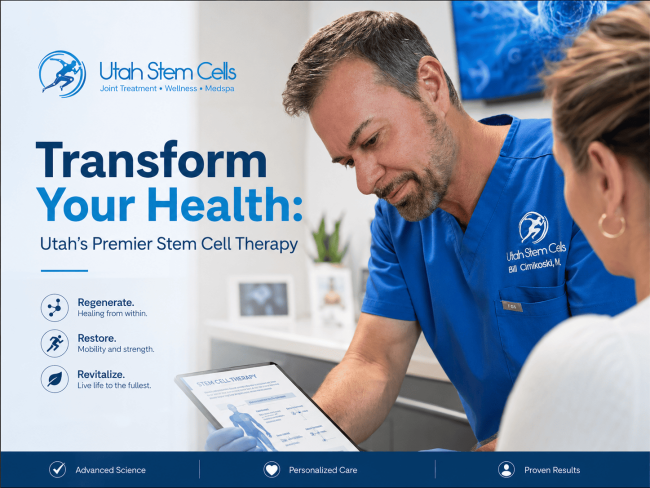 Transform Your Health: Utah's Premier Stem Cell Therapy